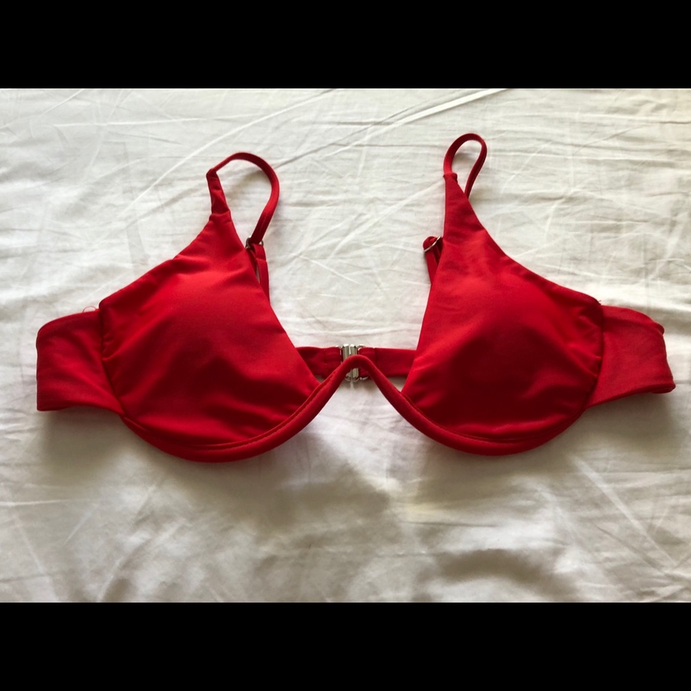 Fire truck red inverted V bikini!!!!